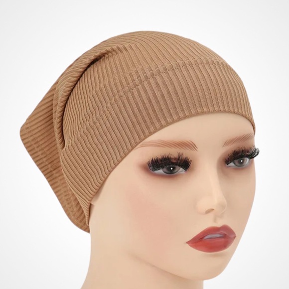 Elite Jersey ribbed hijab underscarf hijab bonnet tube hijab cap dreadlocks wrap - Picture 1 of 3